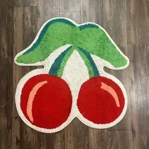 Other | Cherry Shaped Rug | Poshmark